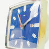 1970s Square Face Double Rhombus Classic Table Clock - SOLD OUT