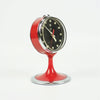 1950s Space Age Golden Rooster Classic Pedestal Table Clock