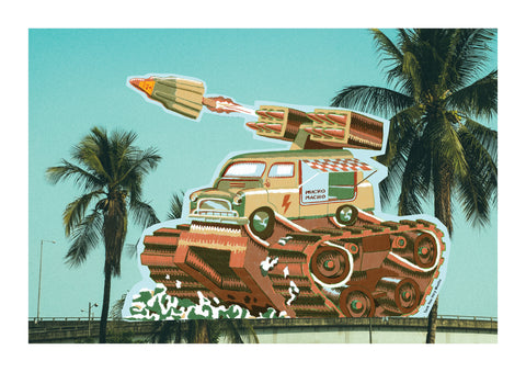 Tank You Very Mucho - Limited Edition Giclee Art Print